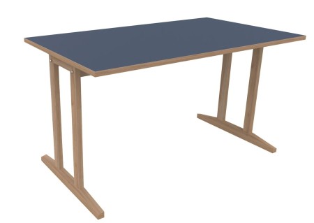 Table Soline piètement à dégagement latéral - 140x80 cm